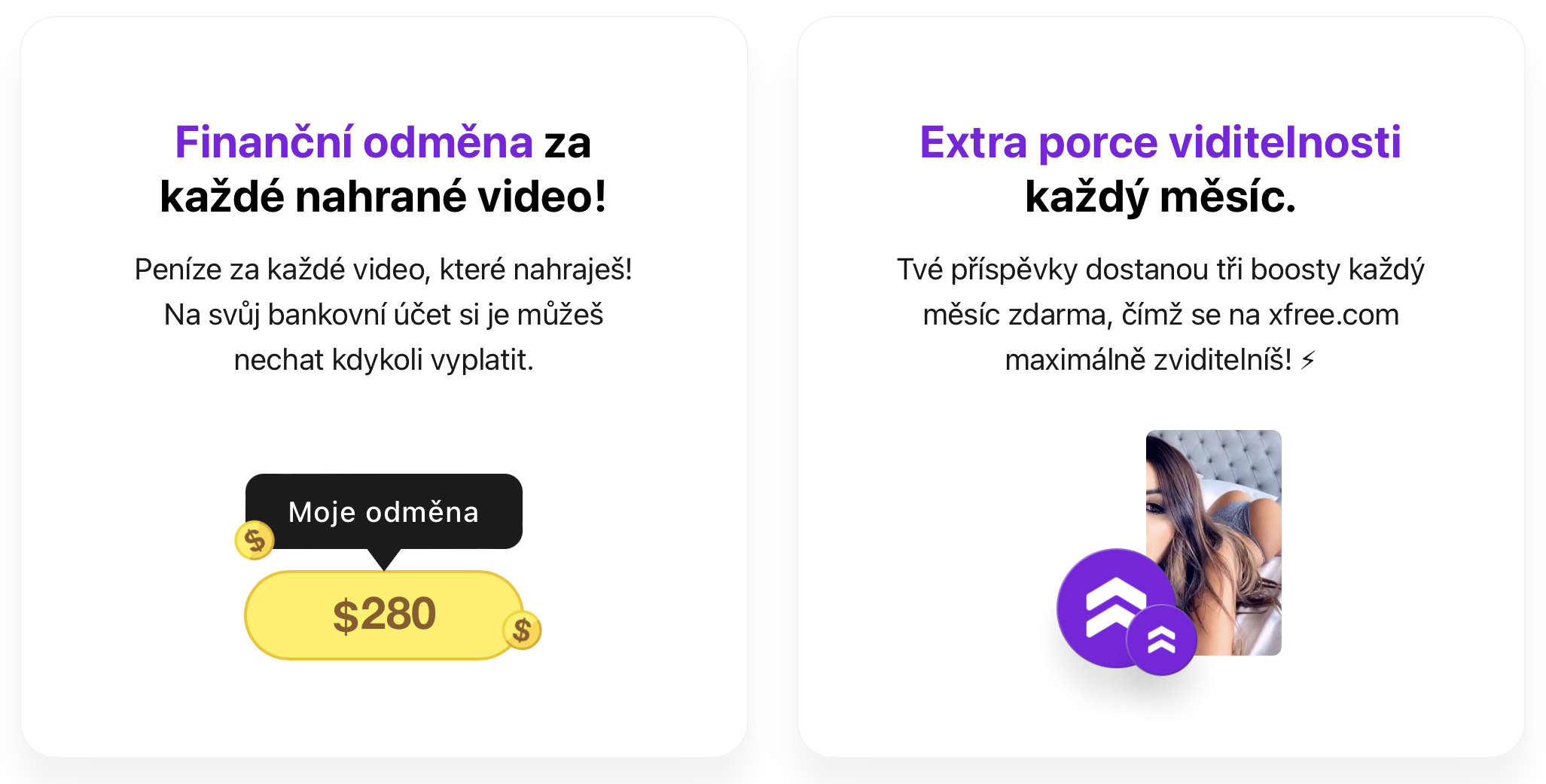 xfree: nová fresh platforma pro dospělé. Chceš se stát hvězdou ...