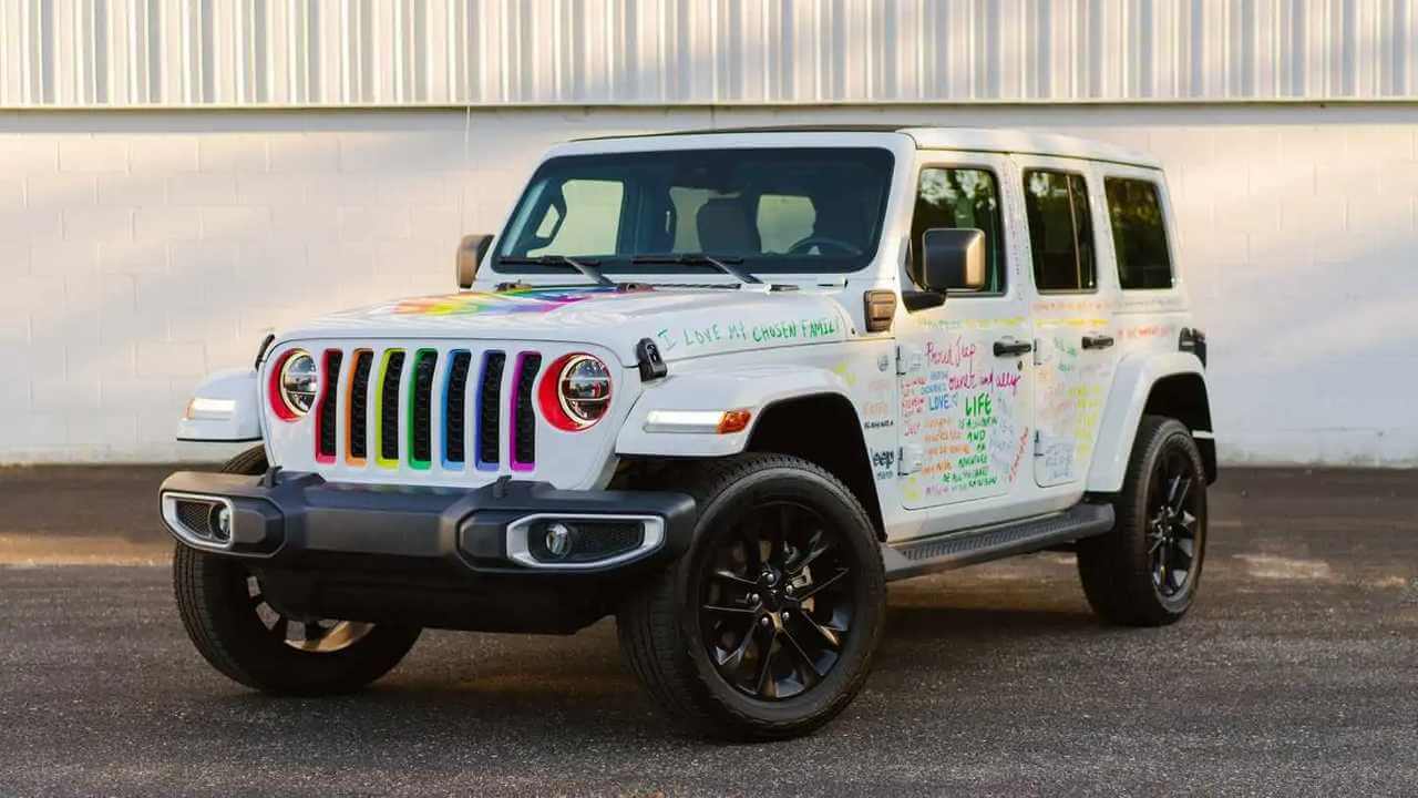 Jeep Wranger LGBT Gay Car